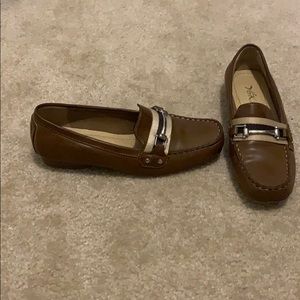 Leather loafers
